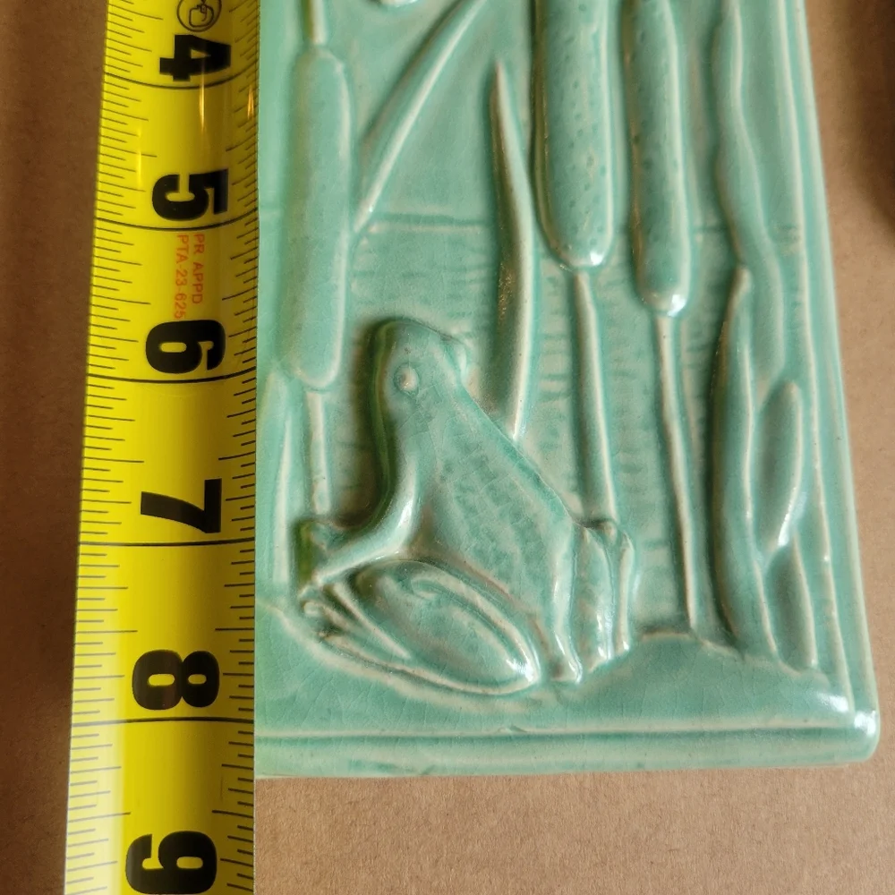 Vintage Tyge Handmade Wall Tile Set- Made In Traverse City Michigan Ceramic - Picture 8 of 16